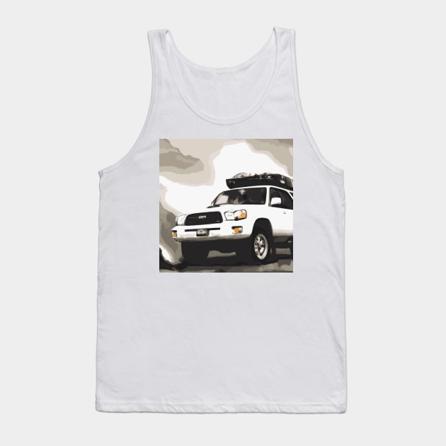 Toyota Land Cruiser off roading Tank Top by OFFROAD-DESIGNS